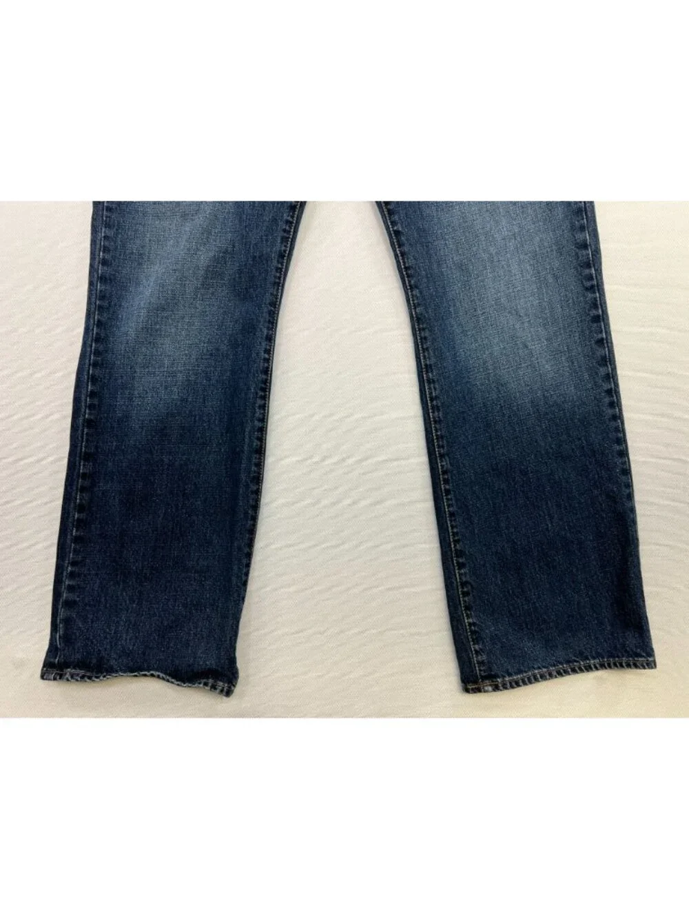 Calvin Klein Men's Bootcut Denim Jeans Stretch Size 38 Blue Dark Wash Pockets